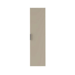 Badezimmersäule Melamin Kaschmir 35x130x32cm Spanplatte Beige Petits meubles Möbel Badezimmermöbel Bad-Hochschränke