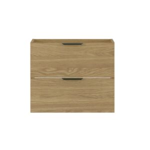 wohnli-moebel-suche-M26009729-1 Waschtischunterschrank 60cm Melamin Holz 60x50x46cm Spanplatte Braun Petits meubles Möbel Badezimmermöbel