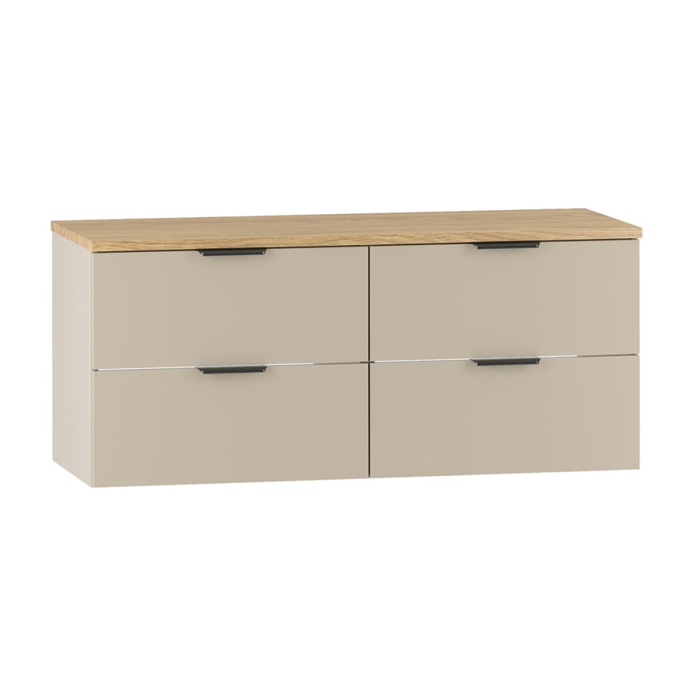 wohnli-moebel-suche-M26009735 Wohnli Möbelsuche - Waschtischunterschrank 120cm Melamin Kaschmir und Holz