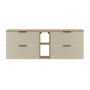 Kaschmir und Holzoptik