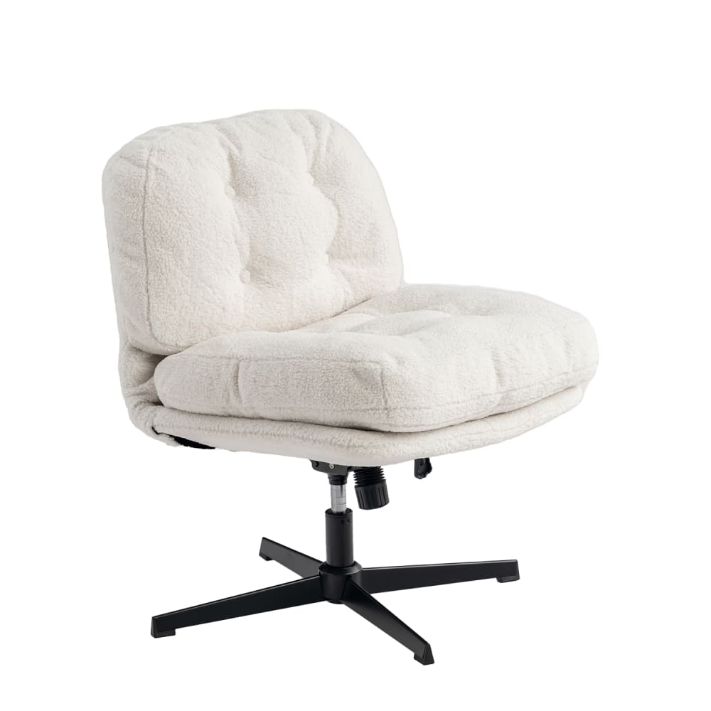 wohnli-moebel-suche-M26010374 Wohnli Möbelsuche - Sessel drehbar höhenverstellbar Bouclé-Stoff weiß