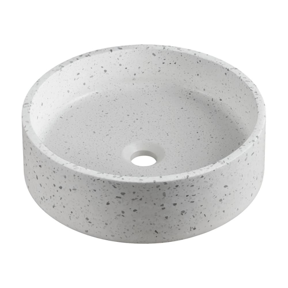wohnli-moebel-suche-M26010414 Wohnli Möbelsuche - Rundes Terrazzo-Waschbecken für den Aufsatz