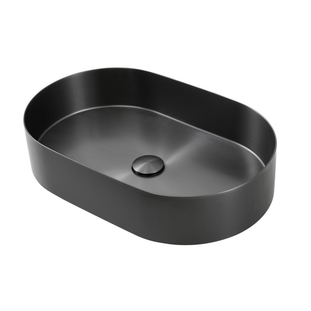 wohnli-moebel-suche-M26010427 Wohnli Möbelsuche - Aufsatzwaschbecken Anthrazit Edelstahl 55x35 inkl. Ablauf