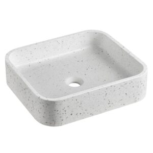 wohnli-moebel-suche-M26010430 Wohnli Möbelsuche - Rechteckiges Terrazzo-Waschbecken für den Aufsatz