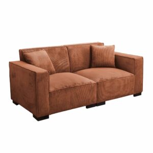 wohnli-moebel-suche-M26011310 Wohnli Möbelsuche - Gerades 2-Sitzer-Cordsofa terracotta 180 cm breit