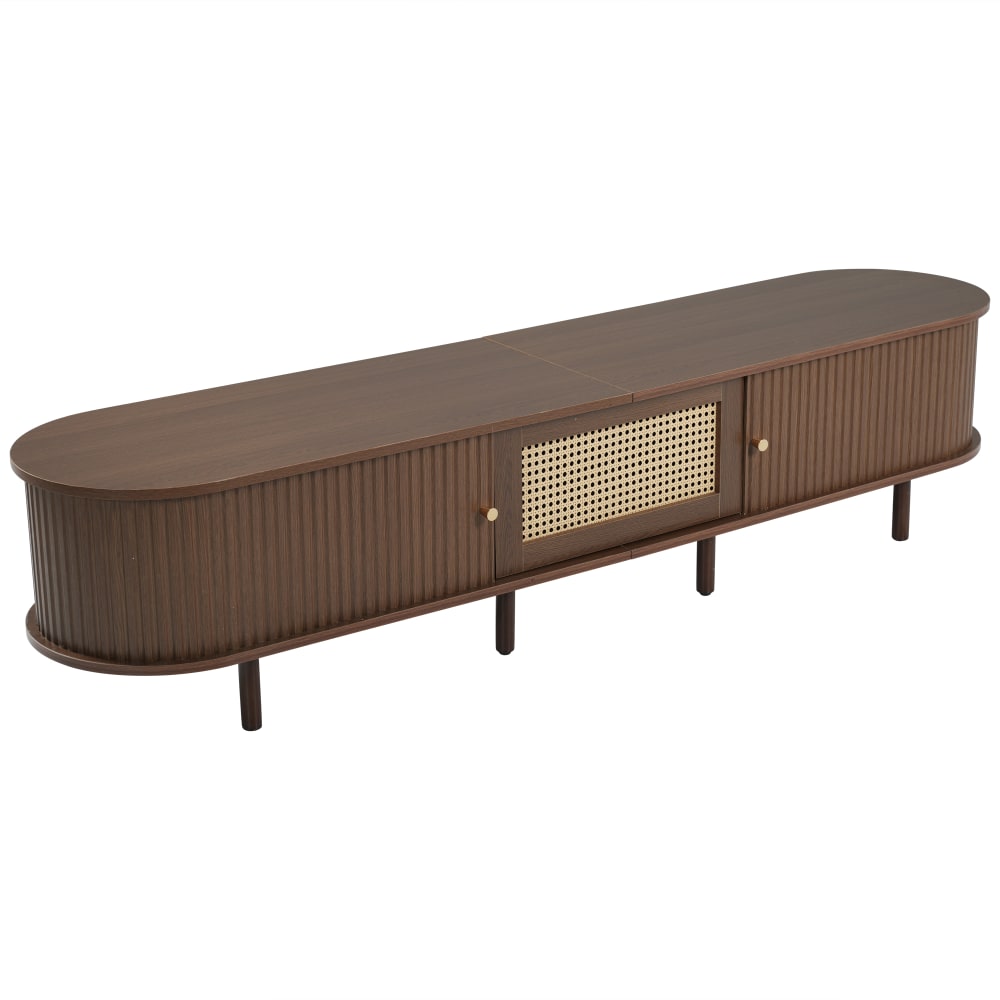 wohnli-moebel-suche-M26011451 Wohnli Möbelsuche - TV-Schrank mit Rattan & Schiebetüren Stauraum 180 cm