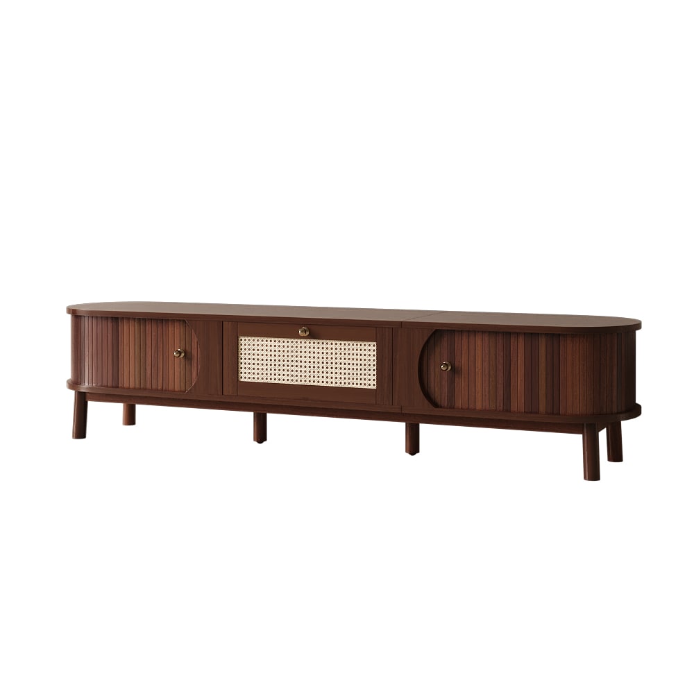 wohnli-moebel-suche-M26011452 Wohnli Möbelsuche - TV-Schrank mit Rattan-Schubladen & Schiebetür 170 cm