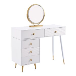 wohnli-moebel-suche-M26011841 Wohnli Möbelsuche - Schminktisch aus MDF mit Spiegel und Seitenschrank 100x40x78 cm