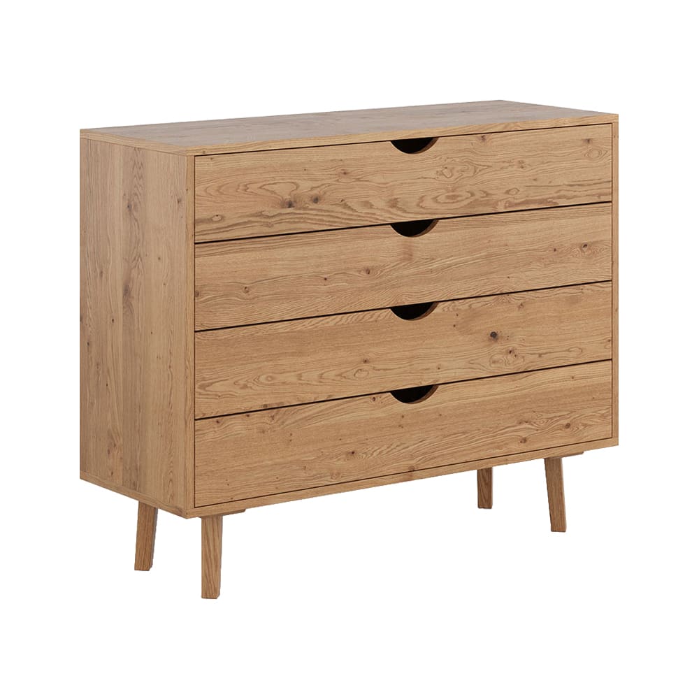 wohnli-moebel-suche-M26011907 Wohnli Möbelsuche - Kommode mit 4 Schubladen aus Massivholz 110x40x90cm