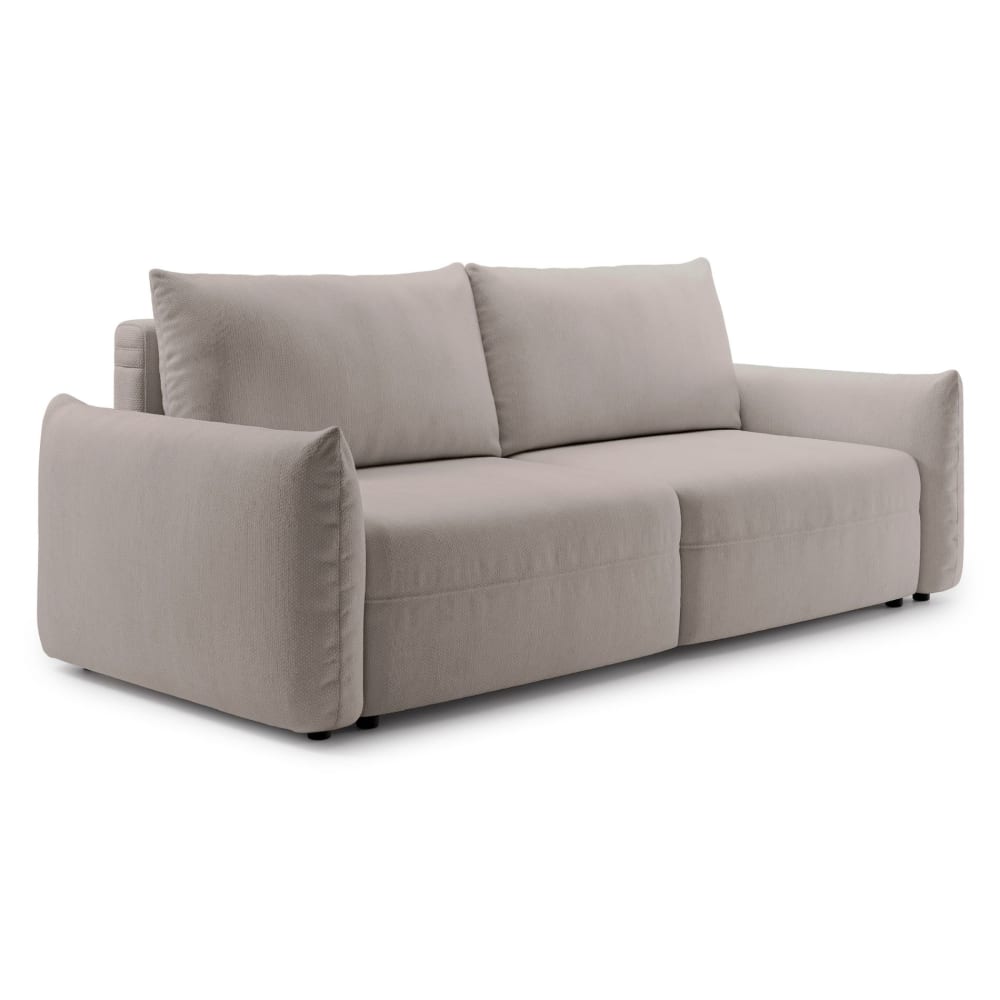 Wohnli Möbelsuche - 3-Sitzer-Schlafsofa mit Chenille und Bettkasten