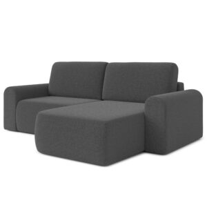 wohnli-moebel-suche-M26013112 Wohnli Möbelsuche - Ecksofa Rechts mit Schlaffunktion aus Bouclé-Stoff 3-Sitzer