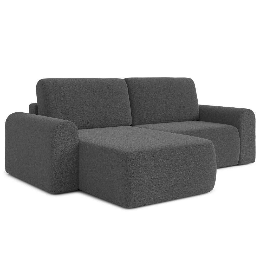 wohnli-moebel-suche-M26013115 Wohnli Möbelsuche - Ecksofa Links mit Schlaffunktion aus Bouclé-Stoff 3-Sitzer