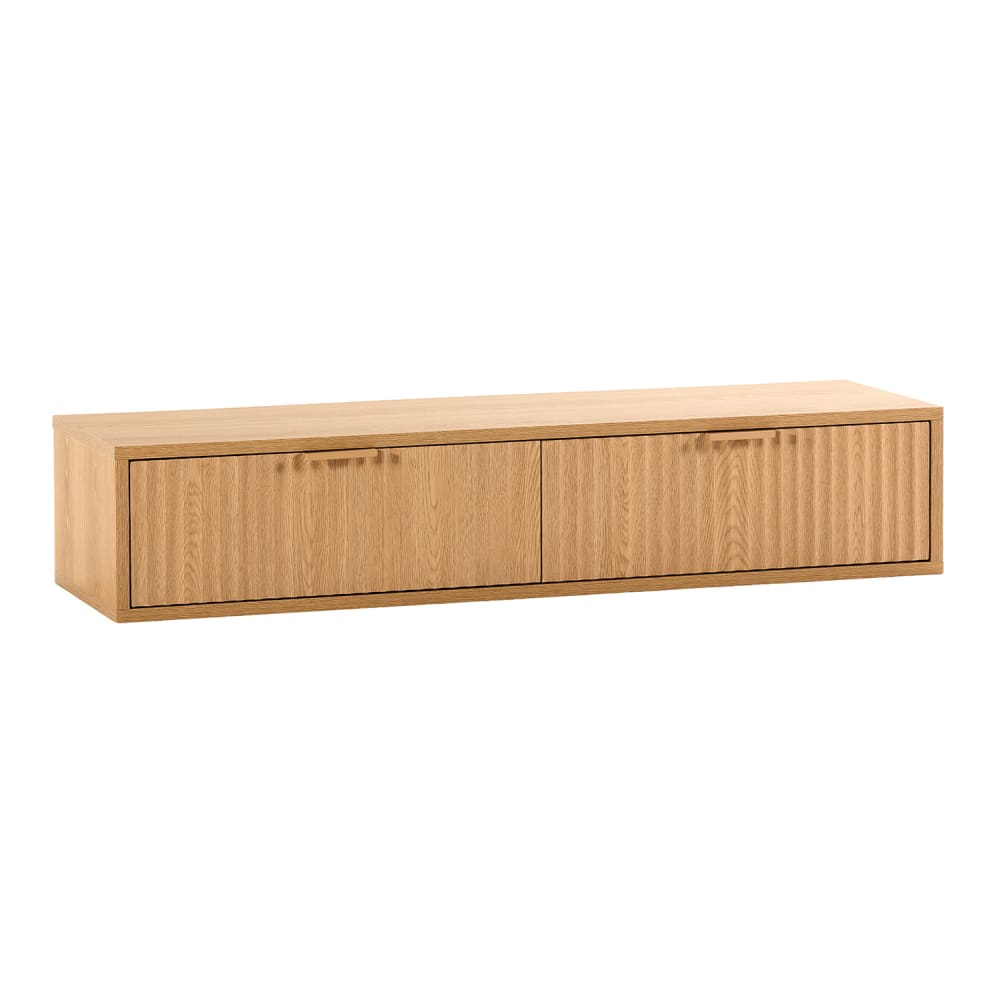 wohnli-moebel-suche-M26013167 Wohnli Möbelsuche - Schwebender konsolentisch 2 Schubladen Eiche-Optik