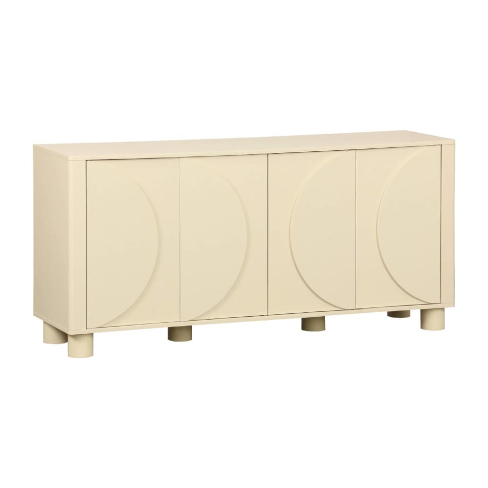 wohnli-moebel-suche-M26013179 Wohnli Möbelsuche - Buffet Holzdekor beige 4 Türen 155cm