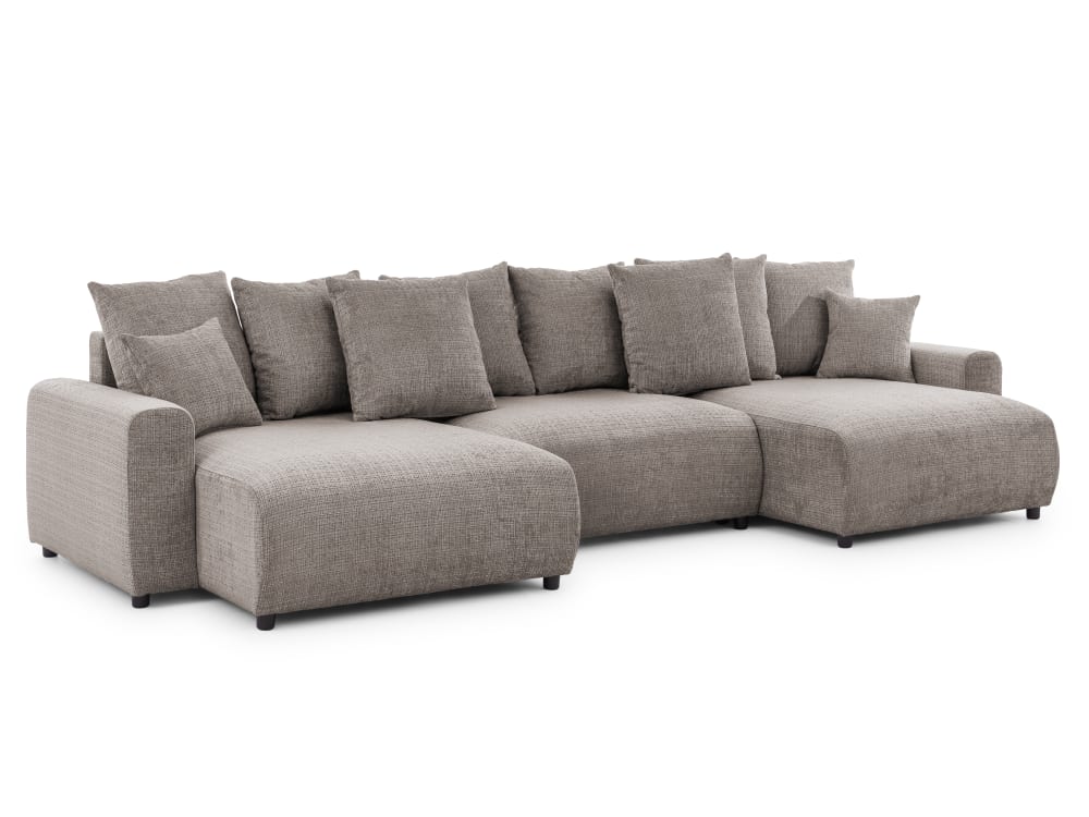 Wohnli Möbelsuche - Wohnlandschaft im Bumpy-Design mit Schlaffunktion und Bettkasten