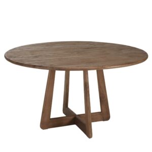 Wohnli Möbelsuche - Runder Esstisch 140 cm aus Mindi-Holz