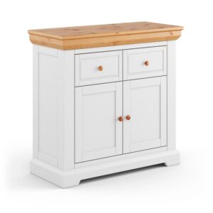 Wohnli Möbelsuche - Schuhschrank mit 2 Schubladen aus Massivholz 95x42x92cm
