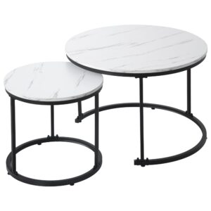 wohnli-moebel-suche-M26017444 Wohnli Möbelsuche - Couchtisch-Set aus MDF verschachtelbar 71x71x50 cm