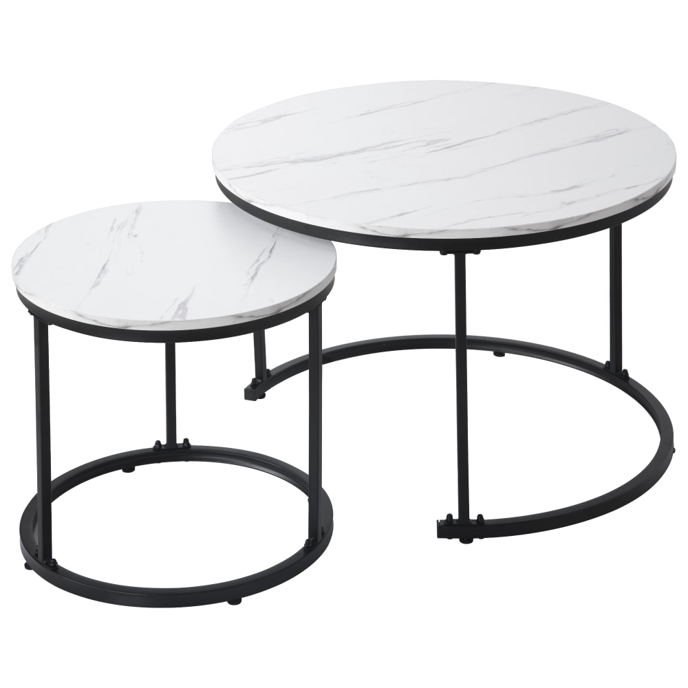 wohnli-moebel-suche-M26017444 Wohnli Möbelsuche - Couchtisch-Set aus MDF verschachtelbar 71x71x50 cm