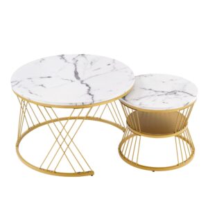 wohnli-moebel-suche-M26017453 Wohnli Möbelsuche - Couchtisch-Set aus MDF mit Nesting-Funktion 70x70x47 cm