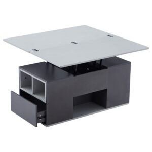 Wohnli Möbelsuche - Couchtisch höhenverstellbar mit 2 Schubladen 100x51x47 cm