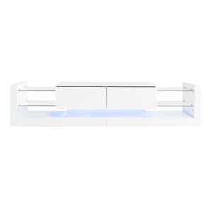 wohnli-moebel-suche-M26017486 Wohnli Möbelsuche - TV-Schrank Hochglanz mit LED und Glasablagen