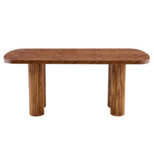 wohnli-moebel-suche-M26017538 Wohnli Möbelsuche - Esstisch mit bogenförmiger Säulenstütze MDF 180x90 cm