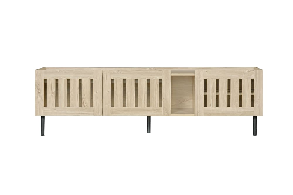 wohnli-moebel-suche-M26017562 Wohnli Möbelsuche - TV-Lowboard mit Holzleisten-Türen & Stauraum 160 cm