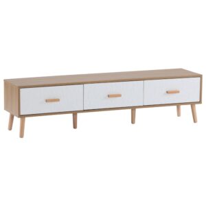 Wohnli Möbelsuche - TV-Schrank mit Retro-Türen und 3 Schubladen