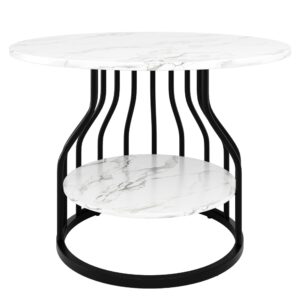 wohnli-moebel-suche-M26017668 Wohnli Möbelsuche - Runder Esstisch mit Ablagefach Metall 80x80x76 cm