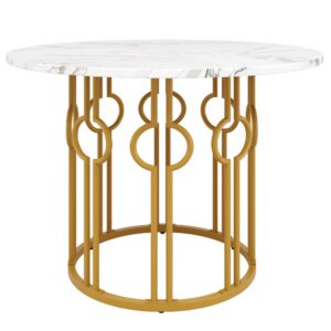 wohnli-moebel-suche-M26017678 Wohnli Möbelsuche - Runder Esstisch mit Metallbeinen 100x100x76 cm