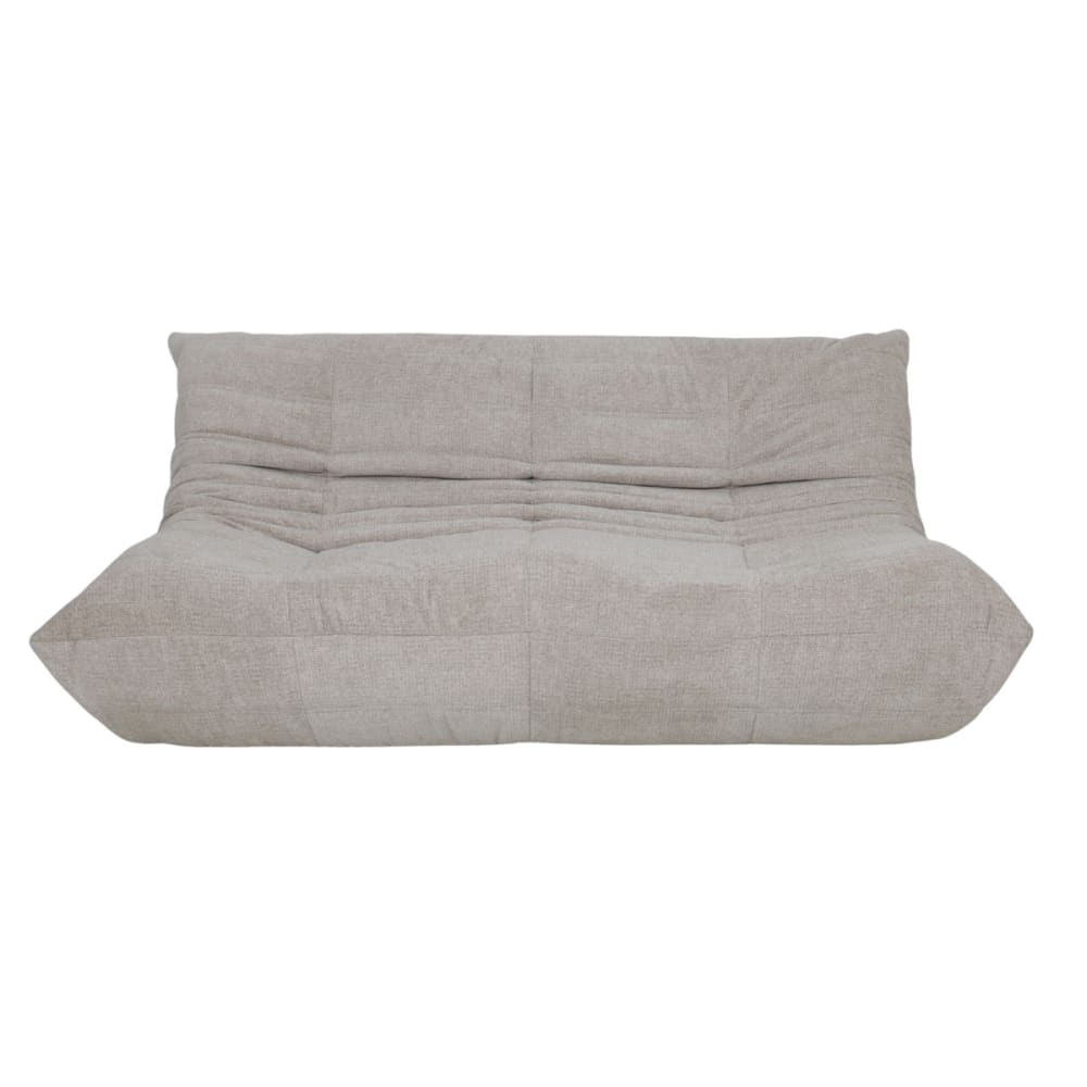 Wohnli Möbelsuche - 2-Sitzer Sofa taupe aus Stoff 168x100x69cm