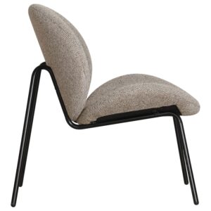wohnli-moebel-suche-M26017874-1 Geflammter Stoffsessel in Taupe 64x75x72cm Stoff Beige Happy Garden Sofas und Sessel Sessel, Poufs und Fußbänke Sessel