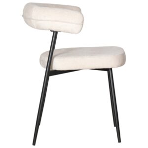 wohnli-moebel-suche-M26018083-1 Set aus 2 Stühlen aus beigem Stoff 58x76x55cm Stoff Beige Happy Garden Möbel Esszimmermöbel Stühle