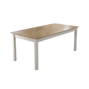 wohnli-moebel-suche-M26018779 Wohnli Möbelsuche - Esstisch Dekor Holz und weiße Beine L180 cm