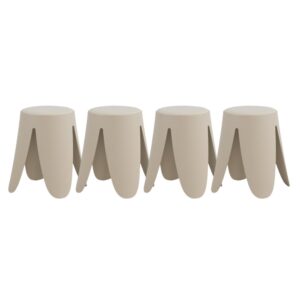 wohnli-moebel-suche-M26019959 Wohnli Möbelsuche - 4er-Set niedrige Hocker aus Polypropylen
