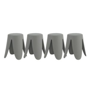 wohnli-moebel-suche-M26019963 Wohnli Möbelsuche - 4er-Pack niedrige Hocker aus Polypropylen