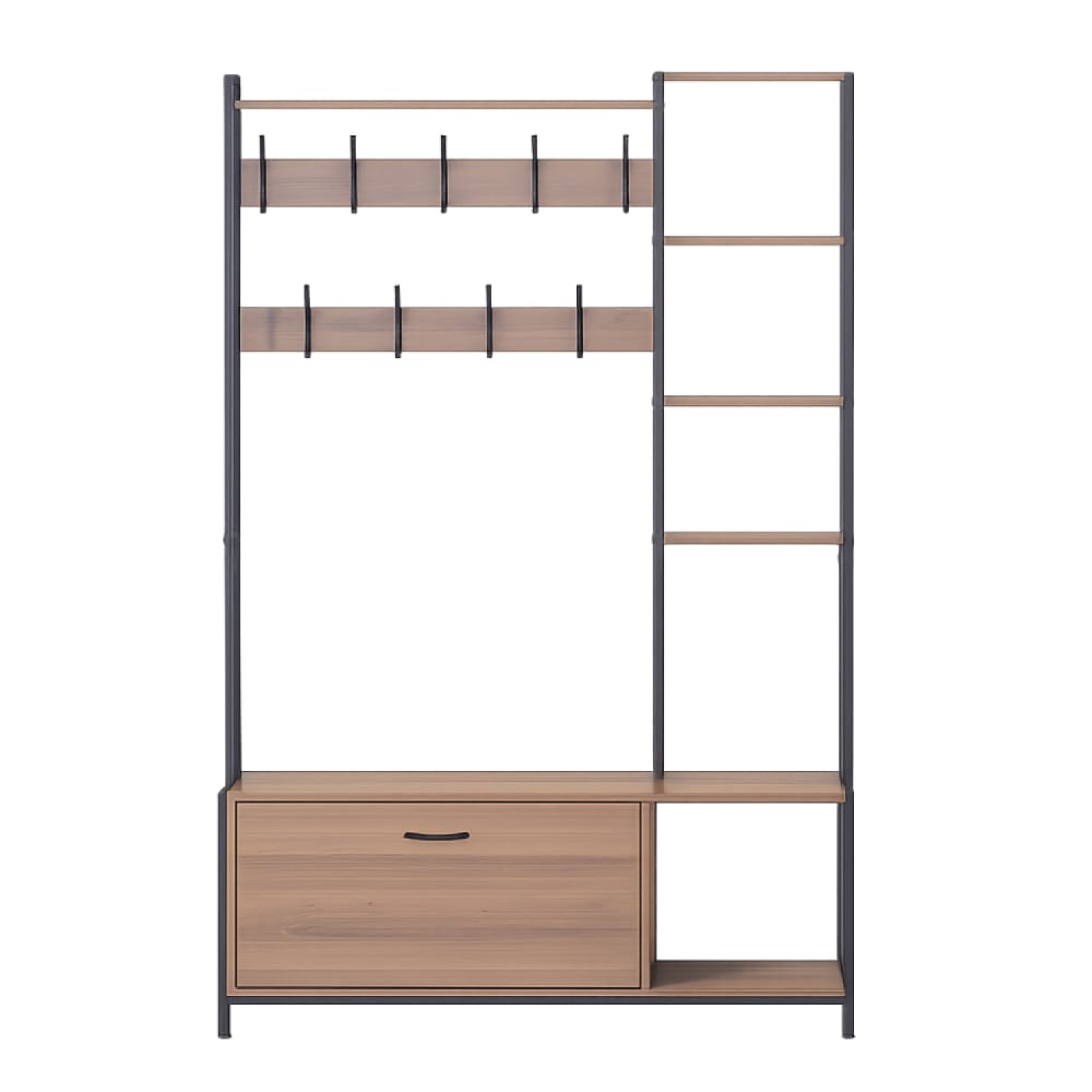 wohnli-moebel-suche-M26022260 Wohnli Möbelsuche - Flurmöbel 182 x 120 cm aus Nussbaum und Schwarz