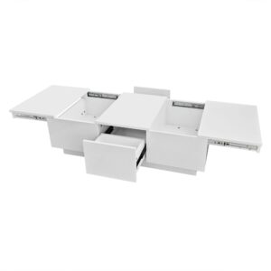 Wohnli Möbelsuche - Couchtisch aus Spanplatte mit Stauraum 100x50x31 cm