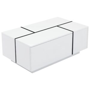 Wohnli Möbelsuche - Couchtisch aus Spanplatte mit 4 Schubladen 100x60x40 cm
