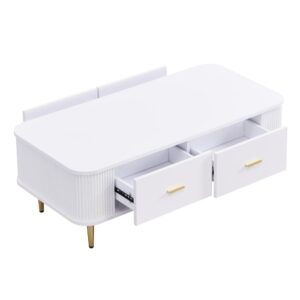 wohnli-moebel-suche-M26022305 Wohnli Möbelsuche - Couchtisch aus MDF mit 4 Schubladen 105x51x38 cm