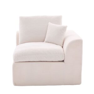 Wohnli Möbelsuche - Sessel aus Cordstoff mit Kissen