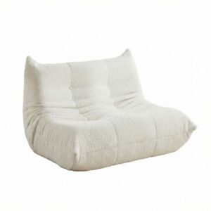 Wohnli Möbelsuche - Zweisitzer-Bodensofa aus Chenille