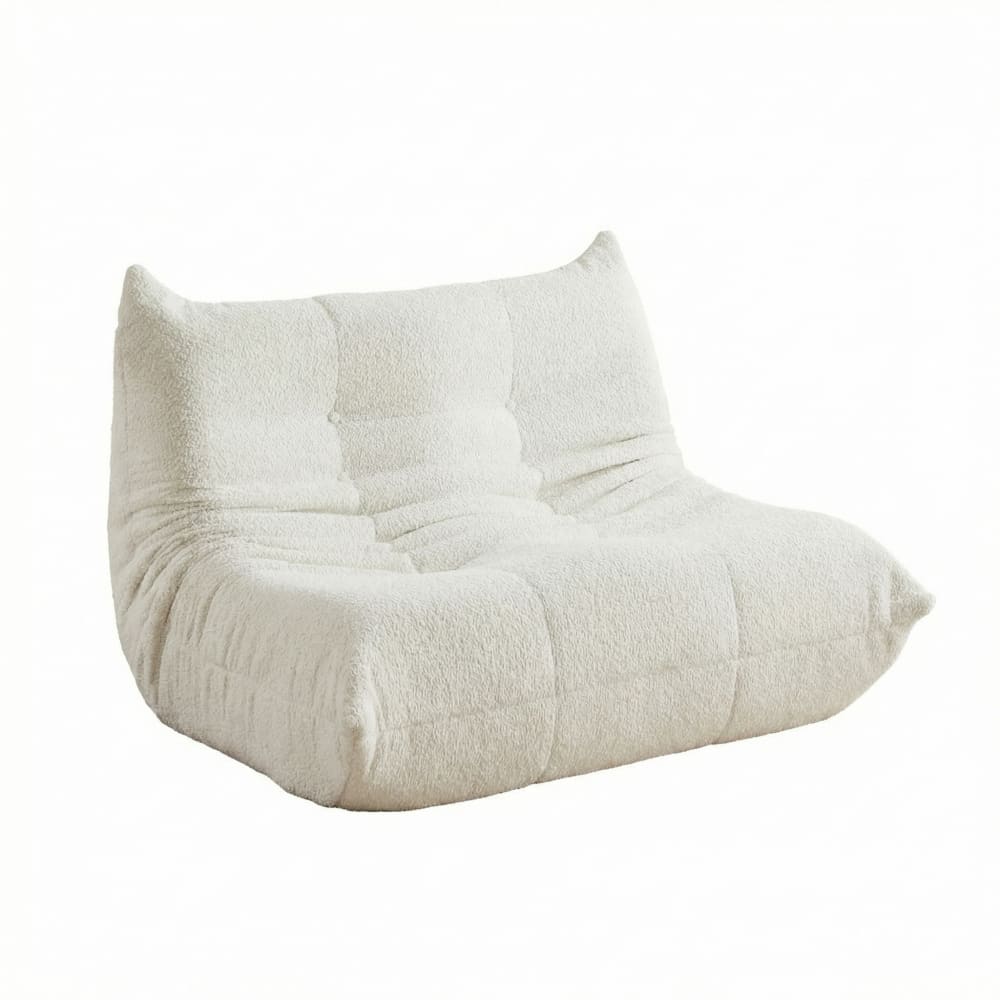 Wohnli Möbelsuche - Zweisitzer-Bodensofa aus Chenille