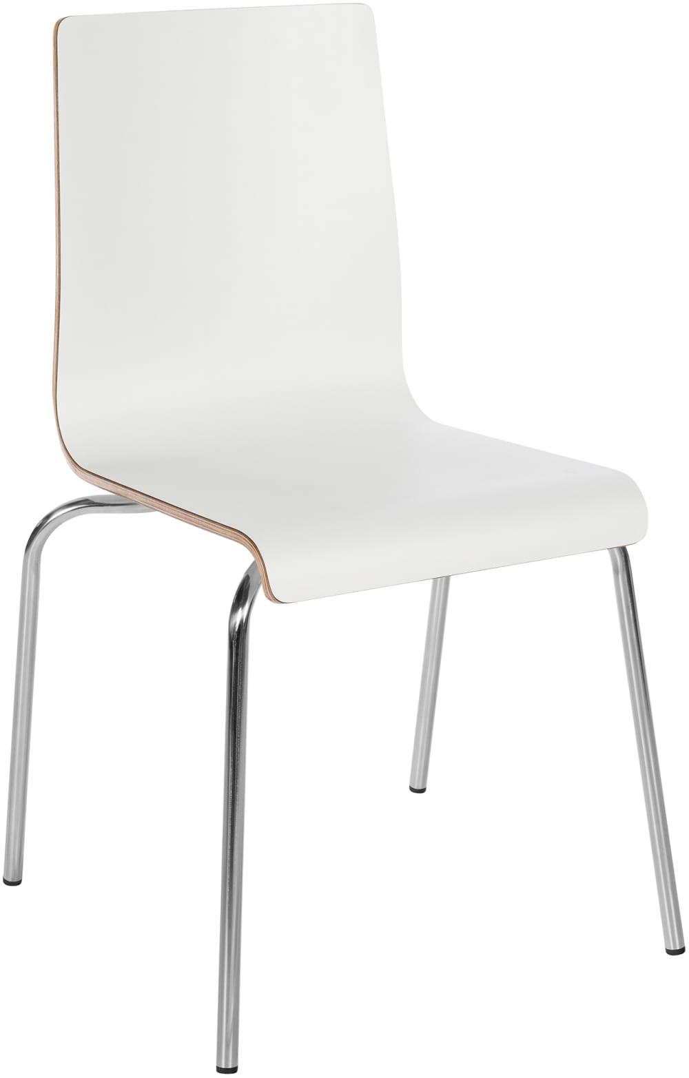 wohnli-moebel-suche-M26022551 Wohnli Möbelsuche - Esszimmerstuhl mit Füßen aus Metall und Sitz aus Holz weiß
