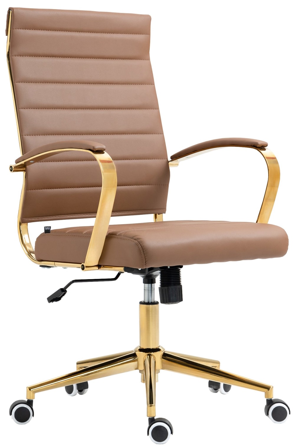 wohnli-moebel-suche-M26022579 Wohnli Möbelsuche - Bürostuhl drehbar ergonomisch aus Kunstleder hellbraun