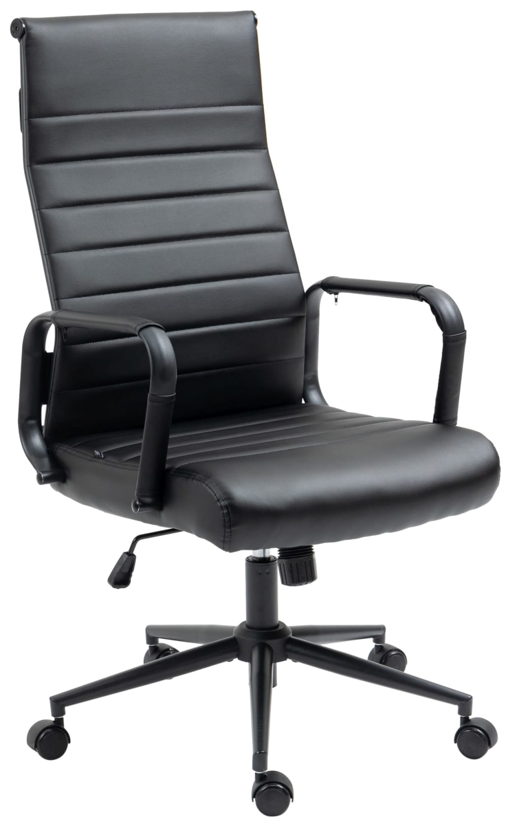 wohnli-moebel-suche-M26022582 Wohnli Möbelsuche - Bürostuhl höhenverstellbar drehbar aus Kunstleder schwarz/schwarz