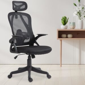 wohnli-moebel-suche-M26022584-1 Bürostuhl höhenverstellbar drehbar ergonomisch aus Stoff schwarz 66x122x58cm Stoff Schwarz CLP Möbel Büromöbel Bürostühle