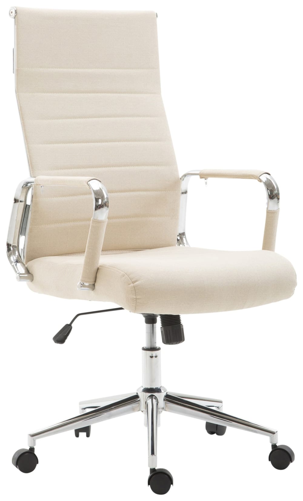 wohnli-moebel-suche-M26022586 Wohnli Möbelsuche - Bürostuhl drehbar höhenverstellbar aus Stoff creme