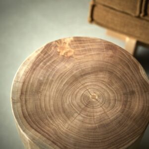 wohnli-moebel-suche-M26022789-1 Beistelltisch aus massivem Teakholz 30x40x30cm Holz Beige Tikamoon Möbel Wohnzimmermöbel Beistelltische